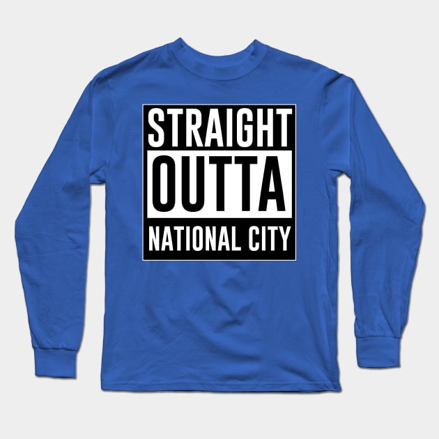 Straight outta National City Long Sleeve T-Shirt by Heroified